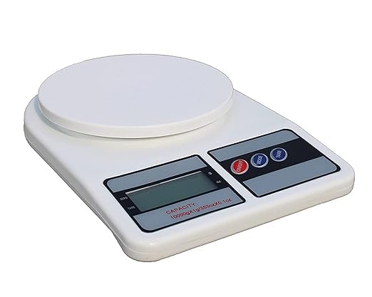 Fulkiza SF400 Weighing Scale Multipurpose Portable Electronic Digital Kitchen Weight Machine with Backlight Display 10 Kg Capacity - Image 1