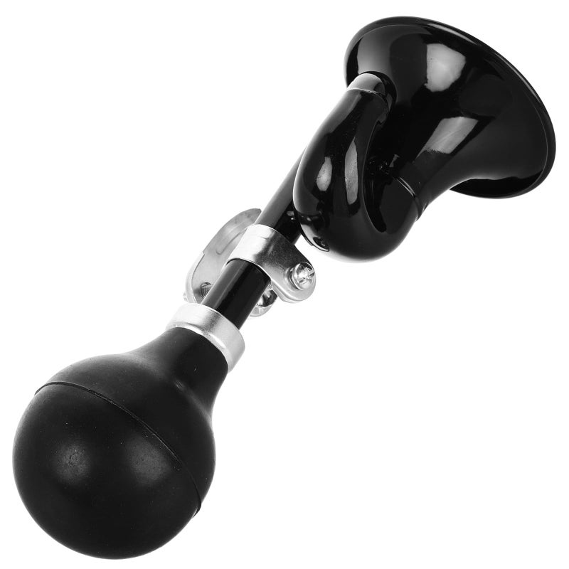 Vintage Snail Horn Air Alarm and Bell for Bicycle Mountain Road Bike Cycling Black - Image 2