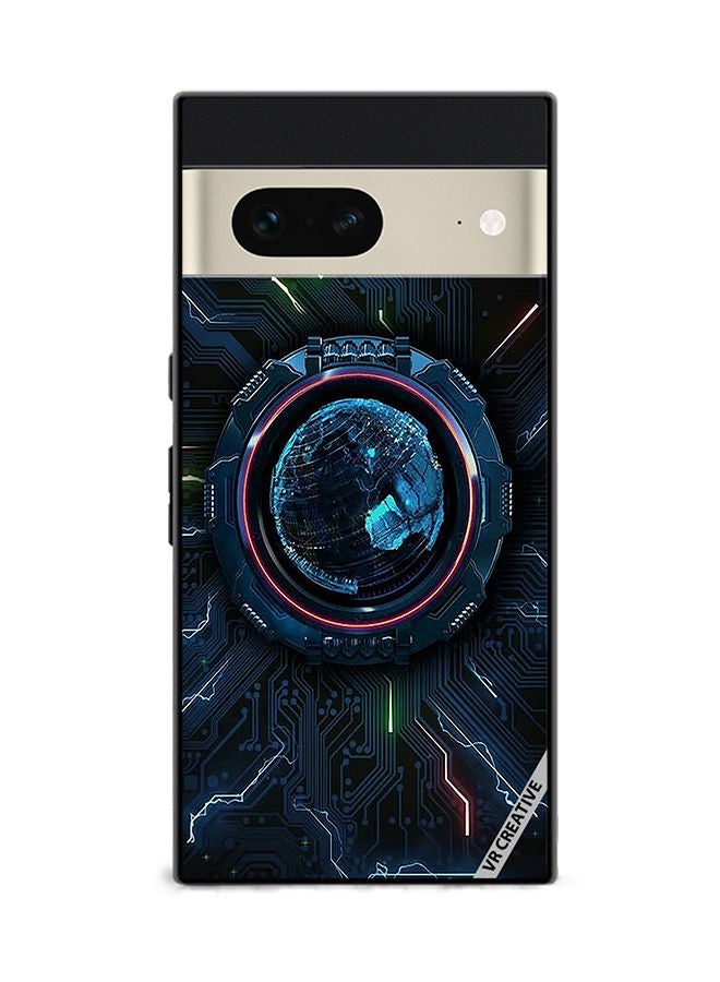 VR CREATIVE Protective Case Cover For Google Pixel 7 Rain meter Design  Multicolour - Image 1