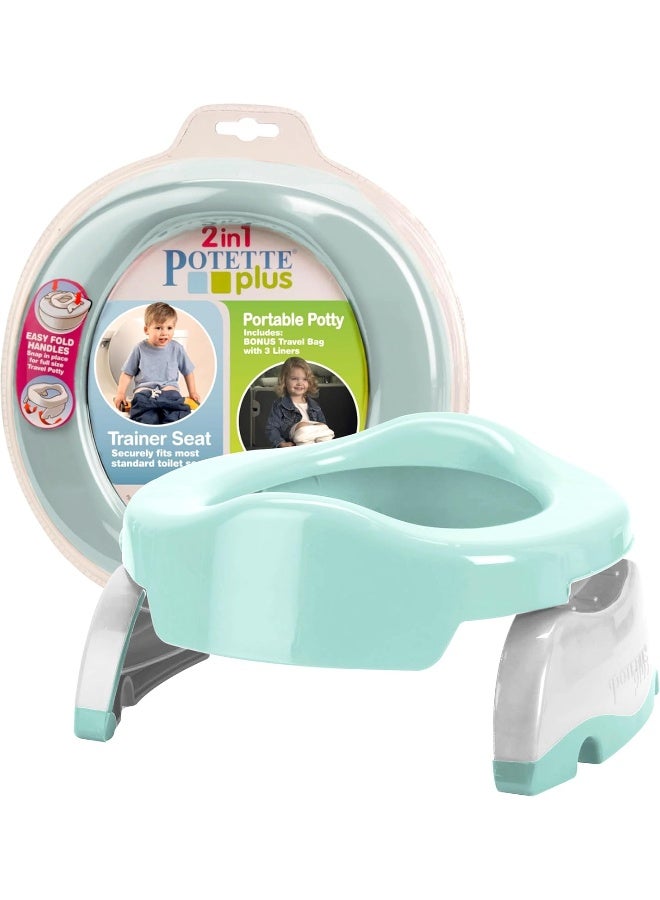 Kalencom Potette Plus 2-in-1 Travel Potty and Trainer Seat - Image 1