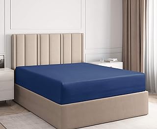 CGK Unlimited CGK Unlimited Queen Size Fitted Sheet - Single Fitted Sheet Queen - Queen Fitted Sheet Only - Fitted Sheet Deep Pocket  - Image 1