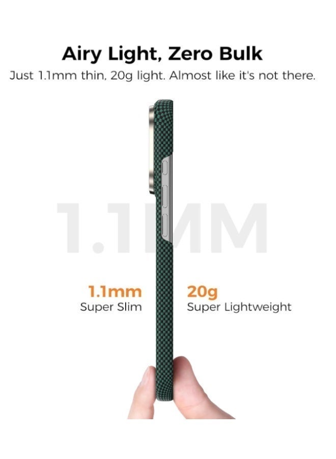 Kevlar Apple iPhone 16 Pro Case (Green Flat) - Image 3