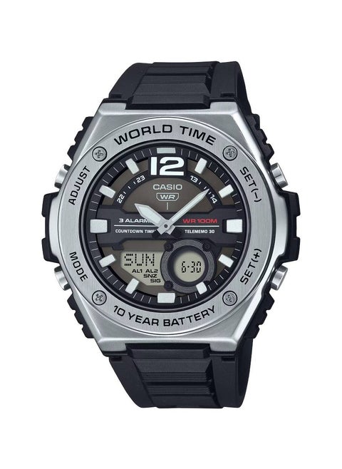 Analog-Digital Resin Band Watch MWQ-100-1A