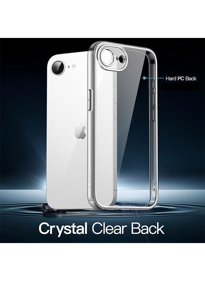 زفيف حالة iPhone 16E ، حالة iPhone 16E 6.1 بوصة 2025 ، غطاء المصد من الهواتف غير الصخري غير الصفراء ، مضاد للخلع واضحة （clear）  - Image 3