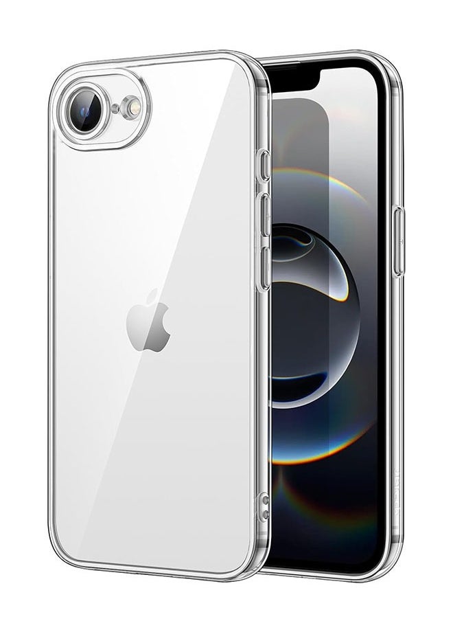 زفيف حالة iPhone 16E ، حالة iPhone 16E 6.1 بوصة 2025 ، غطاء المصد من الهواتف غير الصخري غير الصفراء ، مضاد للخلع واضحة （clear）  - Image 1
