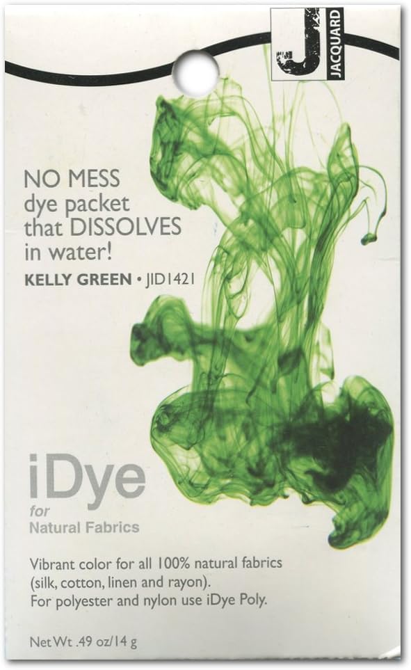 Jacquard iDye for Natural Fabrics 49 Oz  Kelly Green