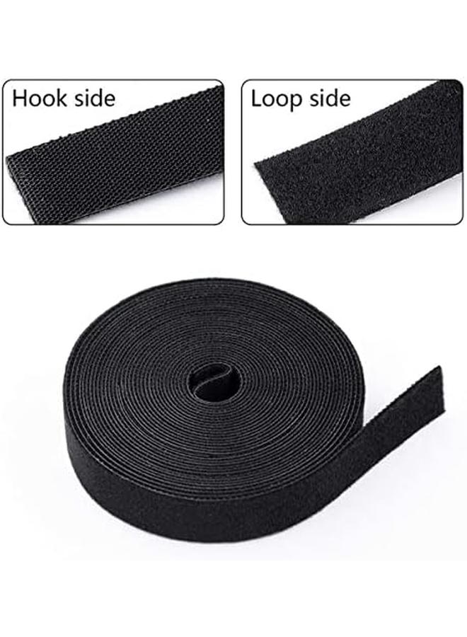 ECVV 2 Roll Reusable Fastening Tape Each 10 Meter Double Side Cord Tie Strap For Organizer Or Storage Cable Organizer Wire Straps For Electronics Accessories - Image 3