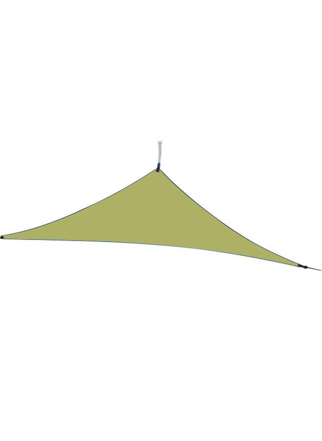 Generic 13ft Rain Fly UV Resistant Sun Shade Sail Canopy Waterproof Heavy Duty Triangle 210T Polyester Awning Sand Sunshade for Outdoor Patio Garden Backyard Activities  - Image 1