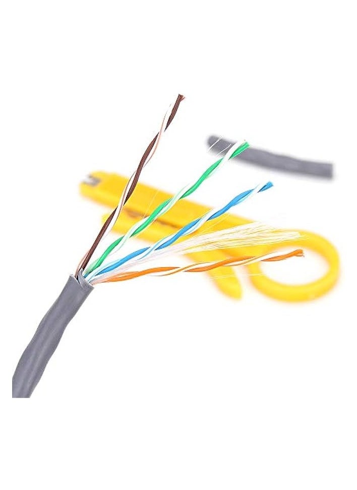 PROMASS 9 in 1 Crimping Tool Lan Cable Tester Network Repair Tool Set Crimper Plier Hand Tool Kit for Cat5 RJ45 RJ11 RJ12 Stripping Make Ethernet Connector Test  - Image 5