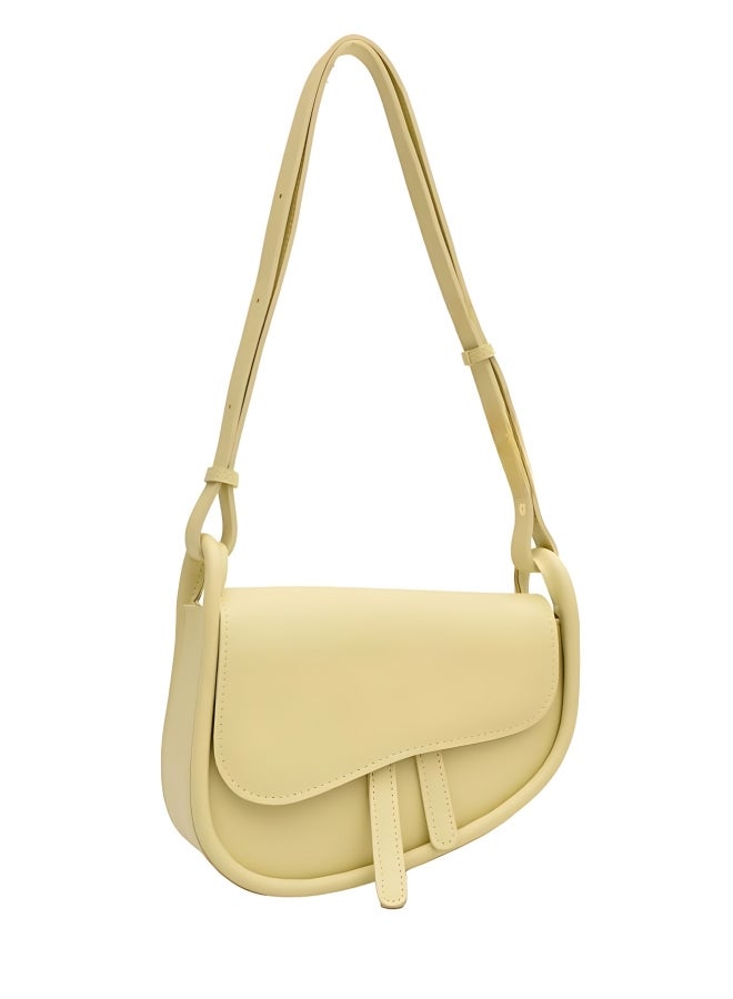 Women's Simple Shoulder Bag, Ladies PU Leather Crossbody Bag Sling Bag Side Bag Carry Bag, Daily Commuter/Banquet/Party/Campus Satchel Bags Small Bag Phone Bag for Girls/College Students/Teenager  - Image 1