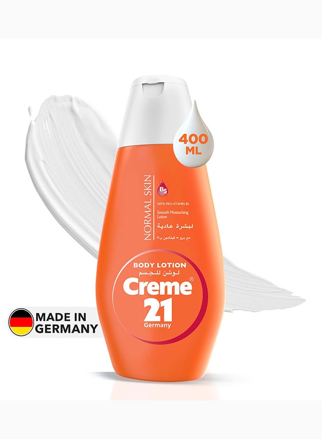 Creme 21 لوشن الجسم للبشرة العادية | ترطيب سلس مع برو فيتامين B5 | مرطب لجميع الفصول | يستعيد الرطوبة الطبيعية للبشرة | خفيف وغير لزج | صنع في ألمانيا - Image 1