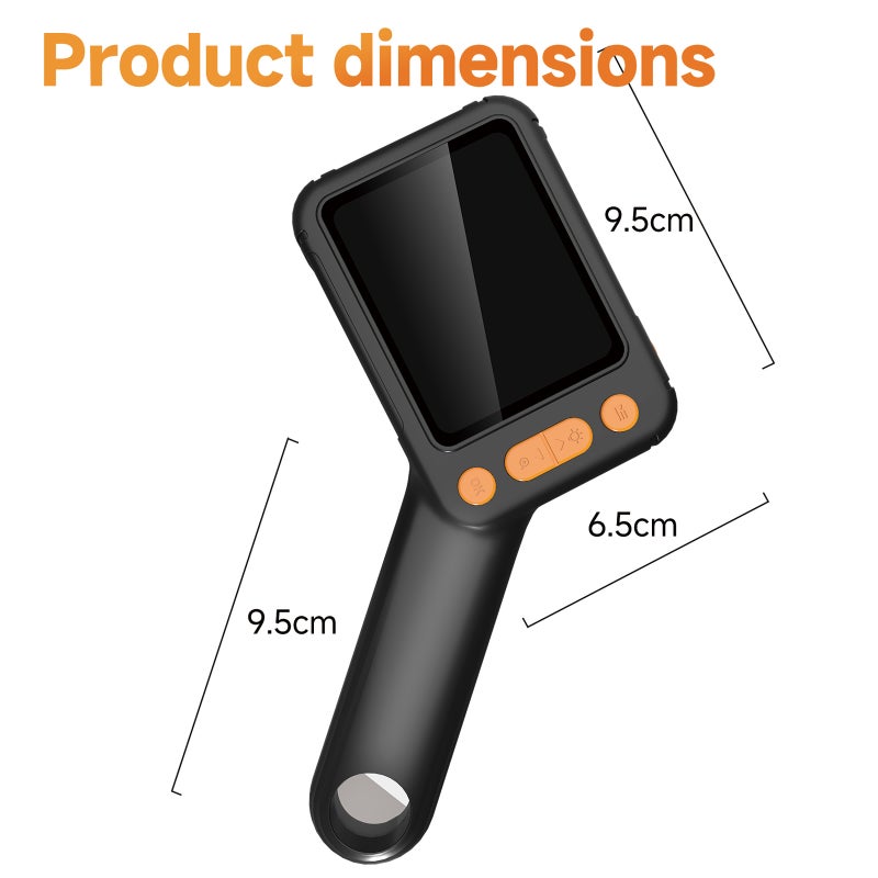 Digital Microscope for Kids Adults 2.8 Inch IPS Screen 500X Magnification 4 Level LED Light Compatible with Windows Mac OS - Image 2
