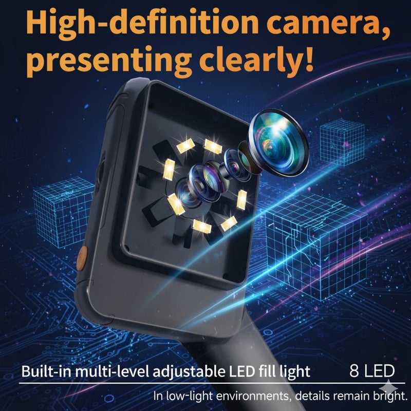 Digital Microscope for Kids Adults 2.8 Inch IPS Screen 500X Magnification 4 Level LED Light Compatible with Windows Mac OS - Image 4