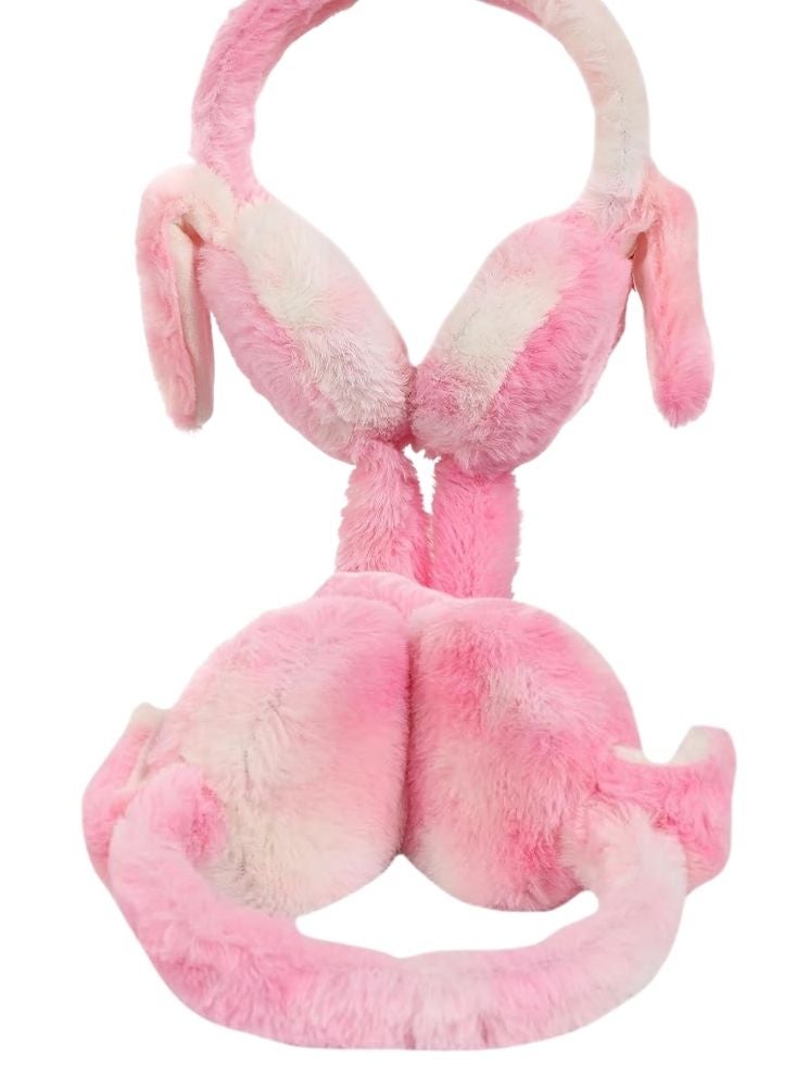 Cute Pink Plush Moving Ear Bunny Hat with Fluffy Soft Material Funny Dancing Ear Cap for Kids Girls Party Costume Accessory - Image 5