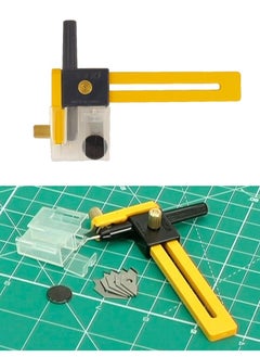 OLFA CMP-1 Rotary Circle Cutter For Upto 15cm Diameter With Five Spare Blades  - Image 4