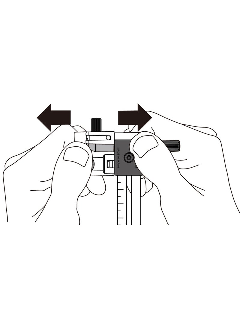 OLFA CMP-1 Rotary Circle Cutter For Upto 15cm Diameter With Five Spare Blades  - Image 5