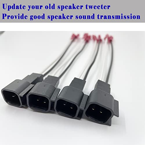 Danbojit 4 Pack 72-5600 Speaker Harness Replacement for Ford Speaker Wire Harness Adapter Replacement for Ford F150 F250 Escape Mustang Lincoln Mazda Speaker Wiring Harness Adapter - Image 4