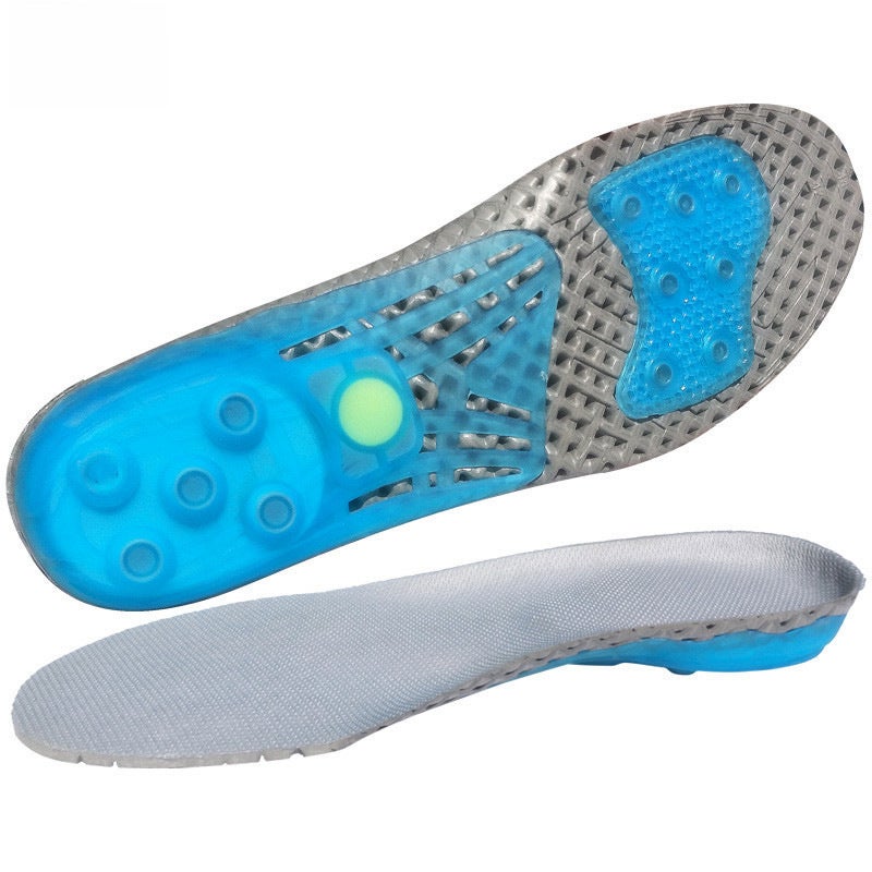 Shock Absorbent Breathable Sports Insoles White