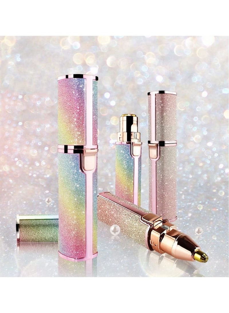 إزالة شعر الوجه للنساء والرجال، ماكينة تشذيب الحواجب الكهربائية، مزيل شعر الحاجب، ماكينة حلاقة مثالية غير مؤلمة، ماكينة حلاقة للوجه والشفاه - Image 5