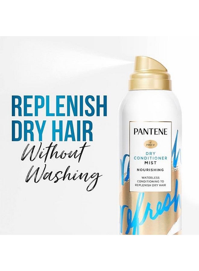 Pantene Pantene Dry Conditioner Mist Spray for Hair, 3.9oz, Blue - Instant Hydration and Frizz Control with Vitamin B5, Safe for Color Treated Hair, Pro-V Refresh  - Image 2