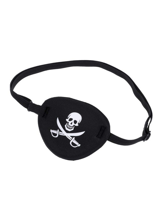 BESPORTBLE Halloween Pirate Eye Patch Skull Crossbone Cool Pirate Eye Mask Cushion Eyeshade For Women Teenager Men Children - Image 1