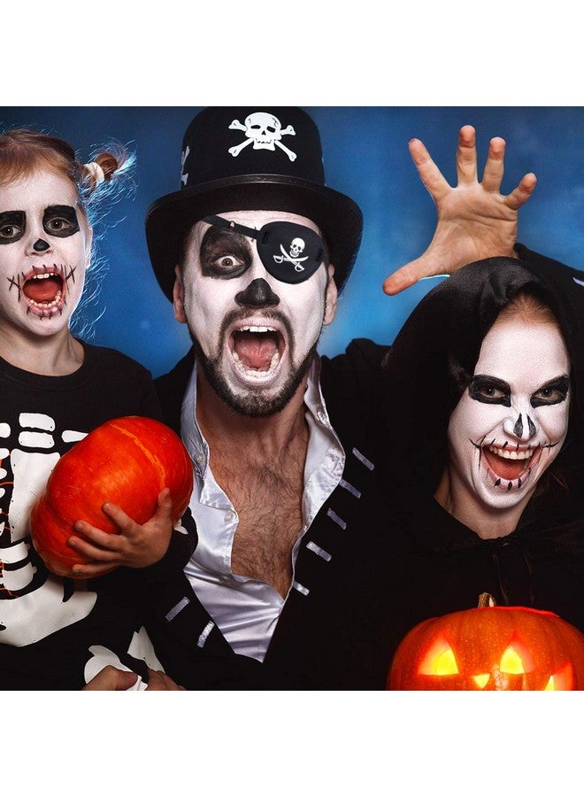 BESPORTBLE Halloween Pirate Eye Patch Skull Crossbone Cool Pirate Eye Mask Cushion Eyeshade For Women Teenager Men Children - Image 2