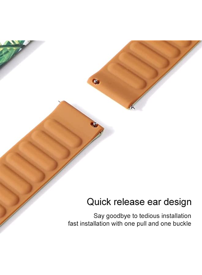 HuHa Band For Samsung Galaxy Gear 2 Neo R381 Silicone Magnetic Watch Band Khaki