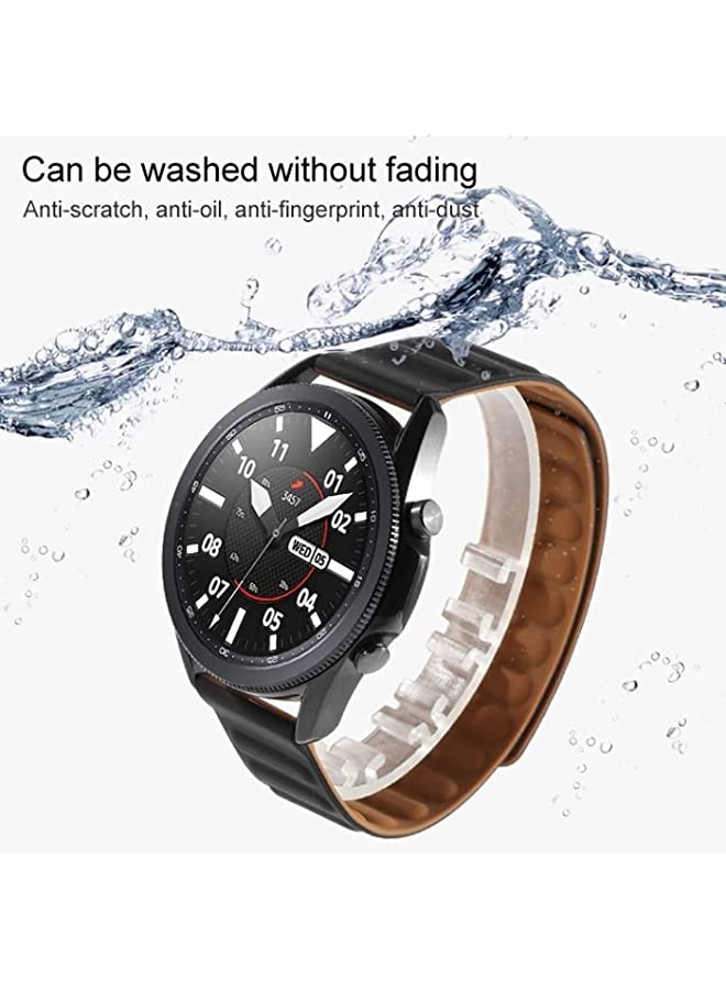 HuHa Band For Samsung Galaxy Gear 2 Neo R381 Silicone Magnetic Watch Band Khaki