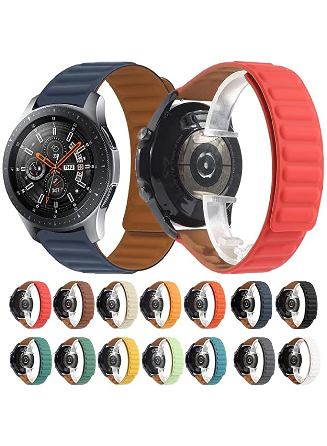 HuHa Band For Samsung Galaxy Gear 2 Neo R381 Silicone Magnetic Watch Band Khaki