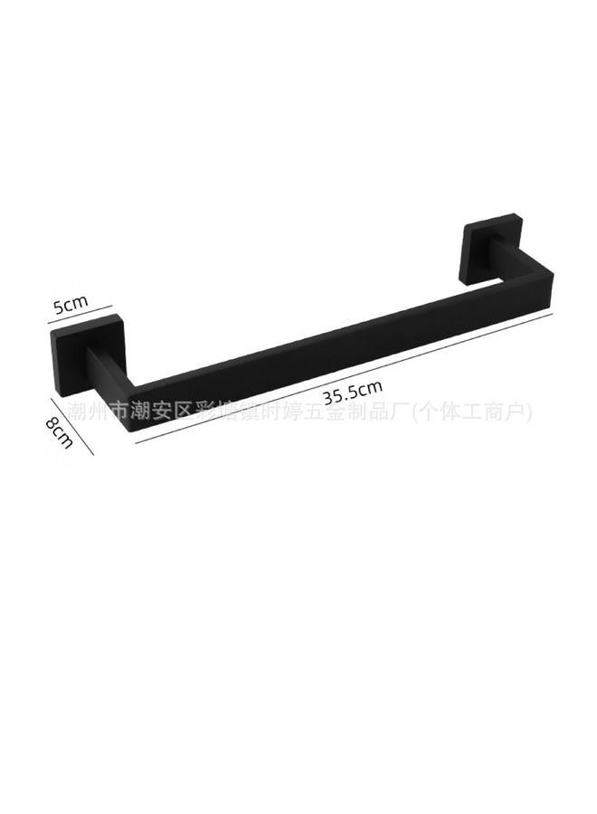 Bluejw Square Tube Five Pieces Suit Stainless Steel Towel Bar Towel Ring Tissue Holder Hook Bathroom Bathroom Bathroom Pendant In Stock - Image 1