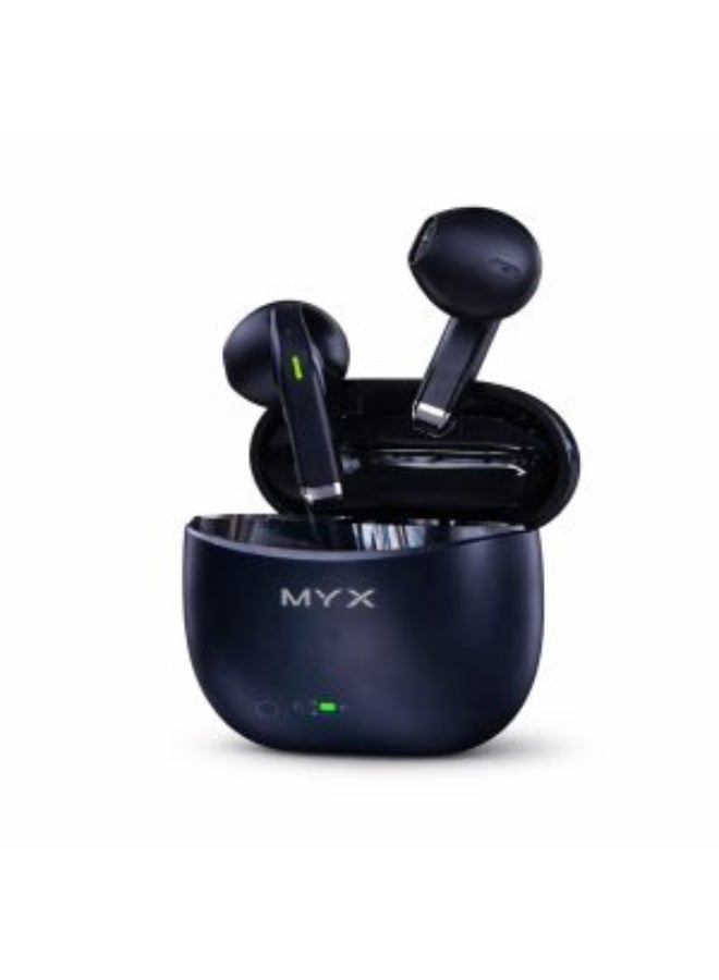 ميكس سماعات أذن لاسلكية MYX TW-08 بتقنية Bluetooth 5.3، صوت ستيريو، 4 ساعات تشغيل - Image 3