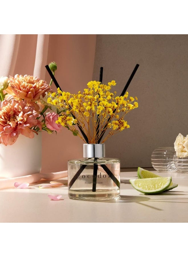 كوكودور موزّع عطر الأعواد بزهور حقيقية محفوظة من كوكودور / فاوانيا جميلة / 6.7 أونصة (200 مل) / عبوة واحدة / طقم موزّع أعواد يتضمن زيت عطري وأعواد موزّع، مناسب لديكور المنزل والمكتب - Image 2