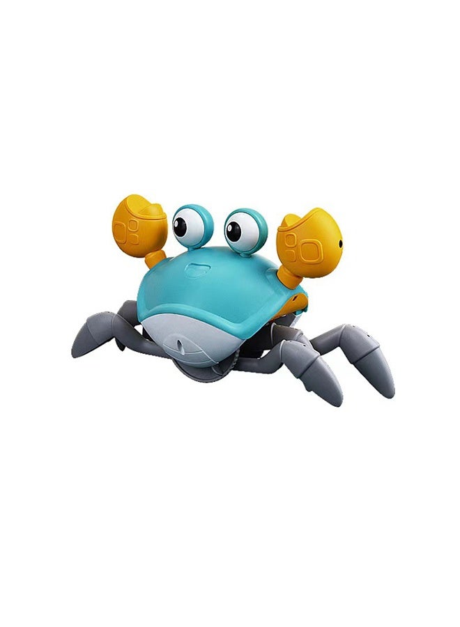 Electric Runaway Crab Crawling Crab Baby Toy with Music and LED Light Up Toddler Interactive Learning Development Toy with Automatically Avoid Obstacles For Babies, Toddlers and Kids - Image 1