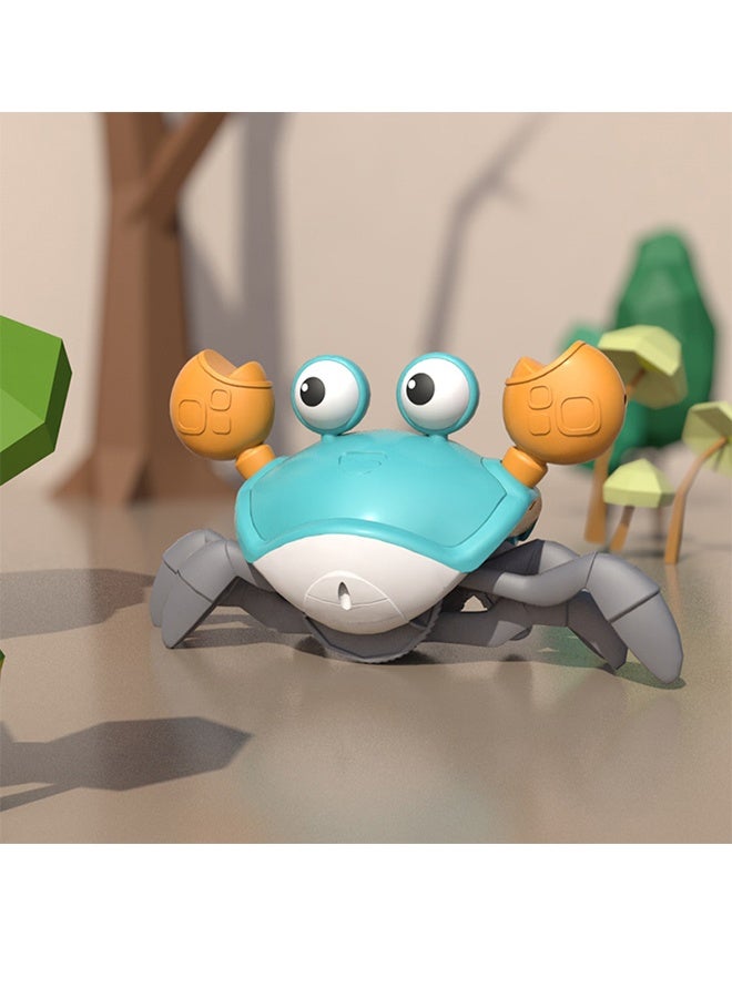 Electric Runaway Crab Crawling Crab Baby Toy with Music and LED Light Up Toddler Interactive Learning Development Toy with Automatically Avoid Obstacles For Babies, Toddlers and Kids - Image 2