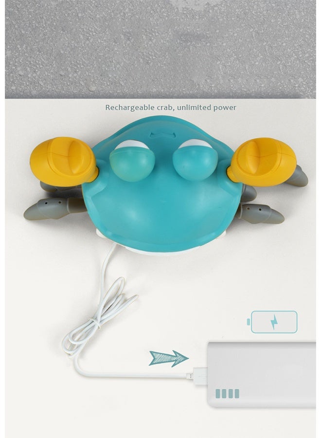 Electric Runaway Crab Crawling Crab Baby Toy with Music and LED Light Up Toddler Interactive Learning Development Toy with Automatically Avoid Obstacles For Babies, Toddlers and Kids - Image 5