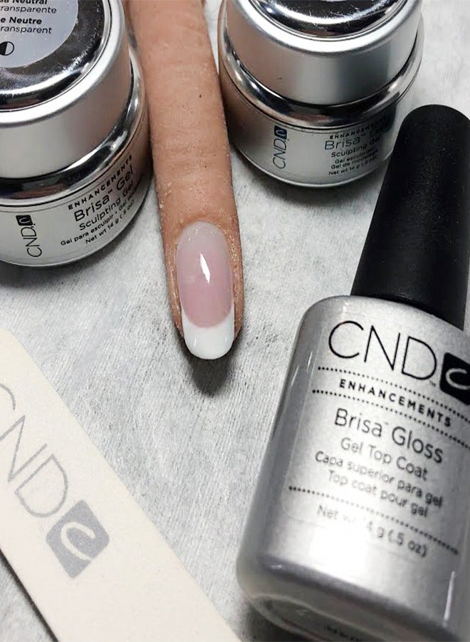 CND Brisa Paint Pure White - Opaque 12 ml - Image 3