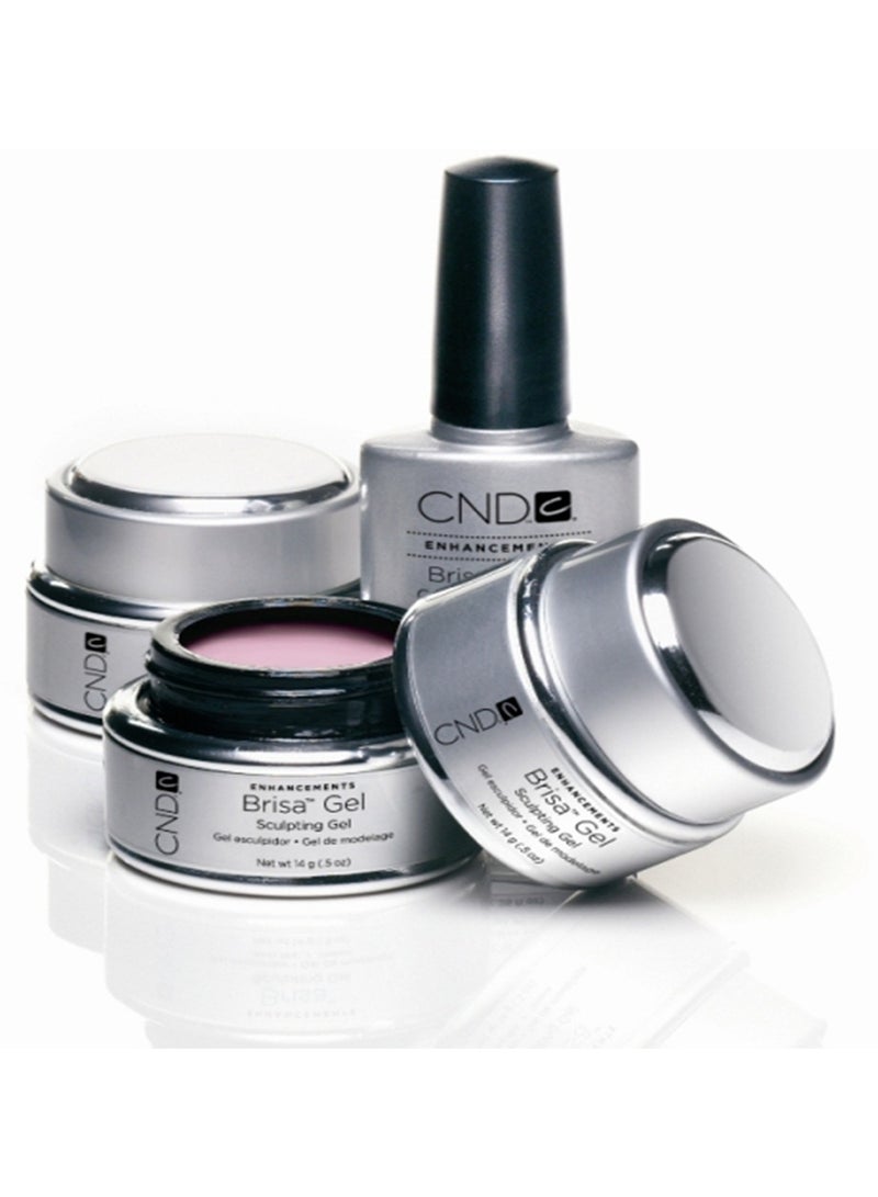 CND Brisa Paint Pure White - Opaque 12 ml - Image 4