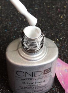 CND CND Brisa Paint Pure White - Opaque 12 ml  - Image 2