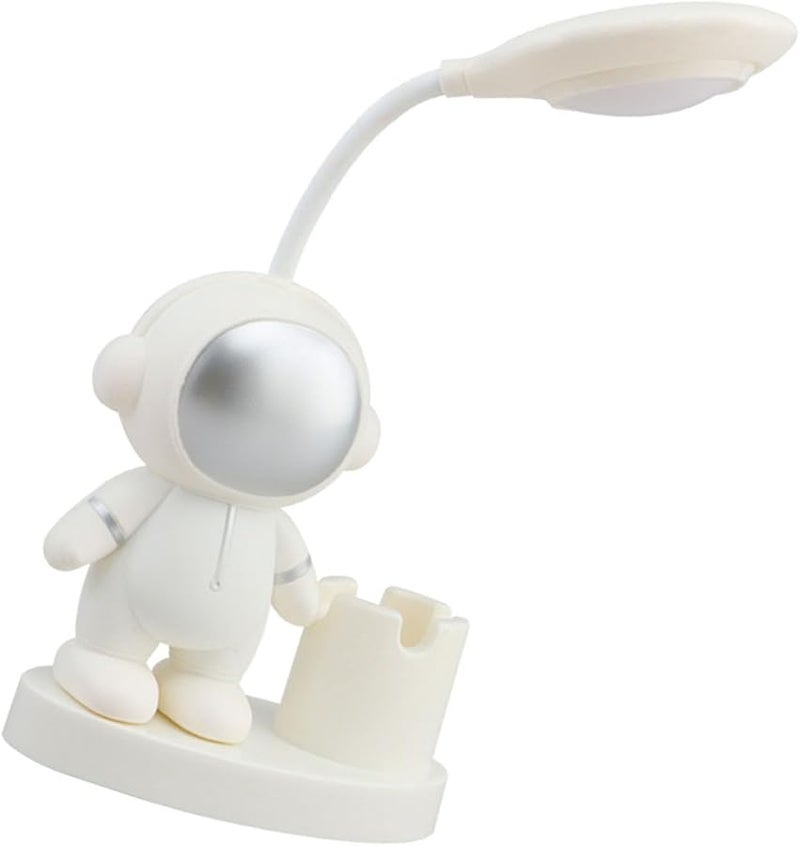Spaceman Design Foldable USB Desk Lamp Soft White Light For Bedroom Study - Image 3