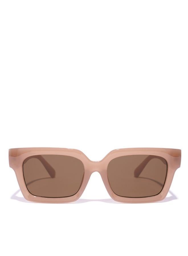 Blackout PLAZA Women Pink Sunglasses - Frame Material: Thermoplastic Rubber (TR90)- Frame Color: Pink-Lens Color: Brown  - Full Rim - Image 1