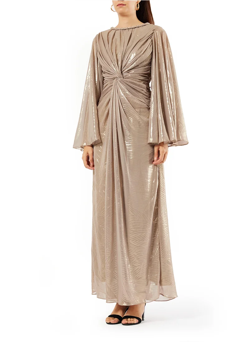 Amri Draped Long Dress