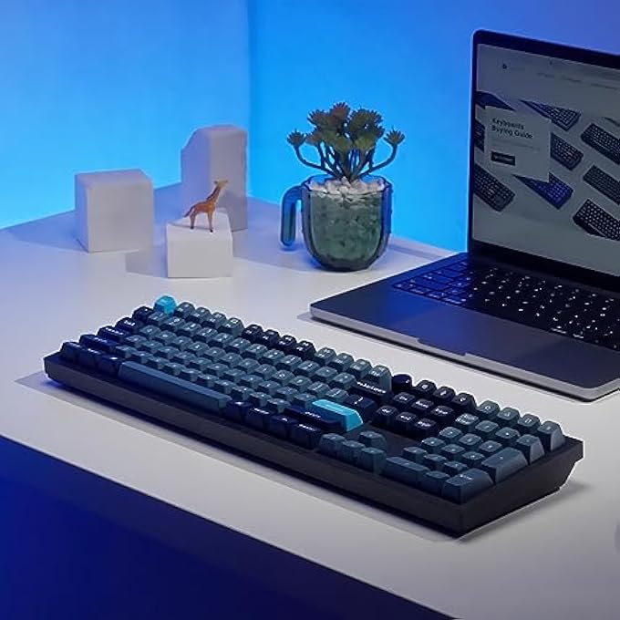 rayihni كيبورد ميكانيكي مخصص Q6 PRO FULL ALUMINUM QMK/VIA ببرمجة المقبض، كامل الحجم، مفاتيح KSA مزدوجة الطباعة PBT، قابل للتبديل السريع، K PRO بمفتاح أحمر لنظام MAC و WINDOWS و LINUX - أسود - Image 2