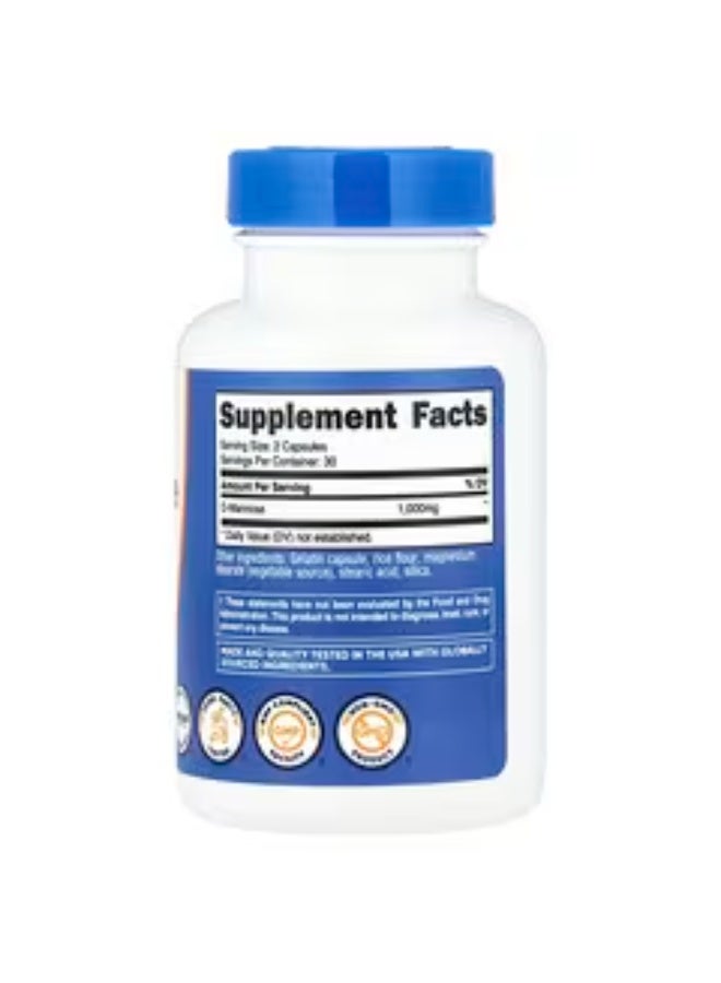 Nutricost, D-Mannose, 60 Capsules (500 mg per Capsule) - Image 2