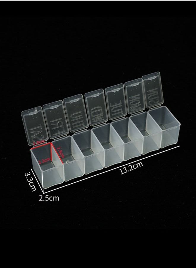 Generic 7-Block Weekly Medicine Pill Box  - Image 4