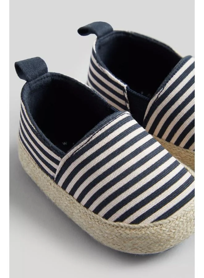 مذركير Striped Canvas Pram Shoes