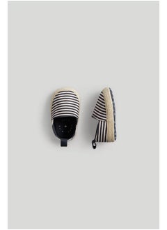 mothercare Striped Canvas Pram Shoes  - Image 5