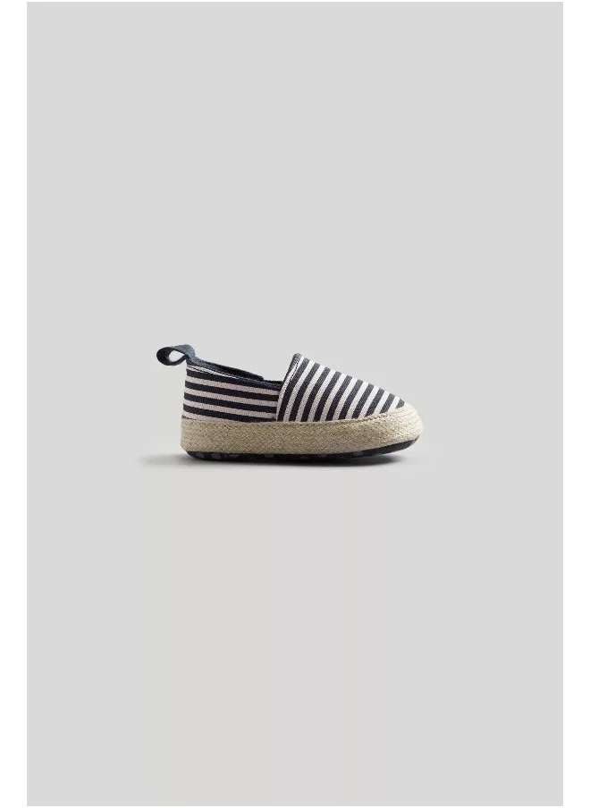 mothercare Striped Canvas Pram Shoes