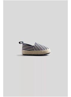 mothercare Striped Canvas Pram Shoes  - Image 1