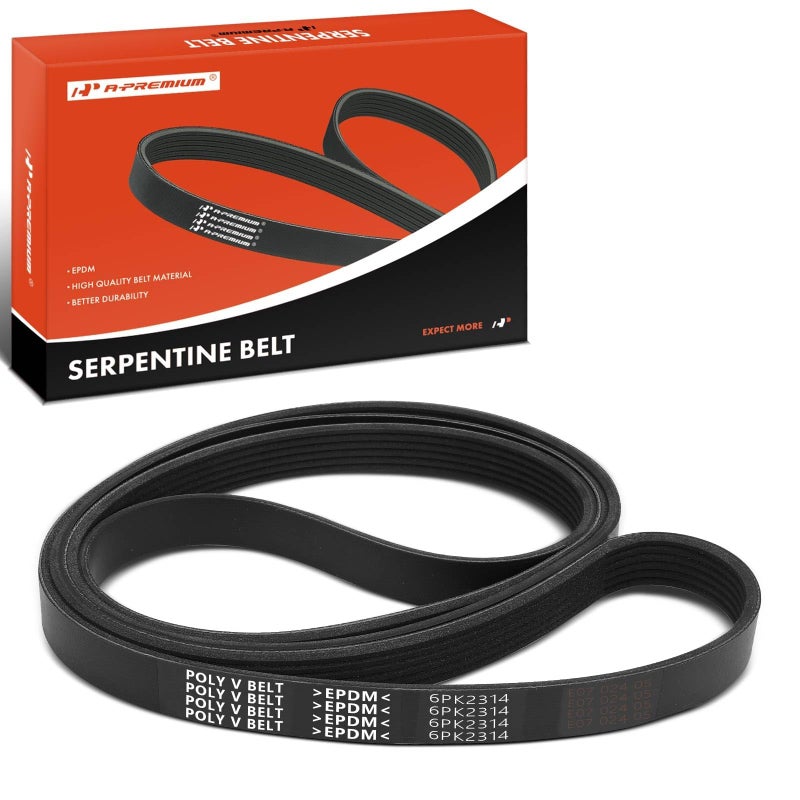 A-Premium APremium Serpentine Belt 9114 In For Mazda 3 20072009 23L 6 20062007 23L Replace L3K915909 - Image 2