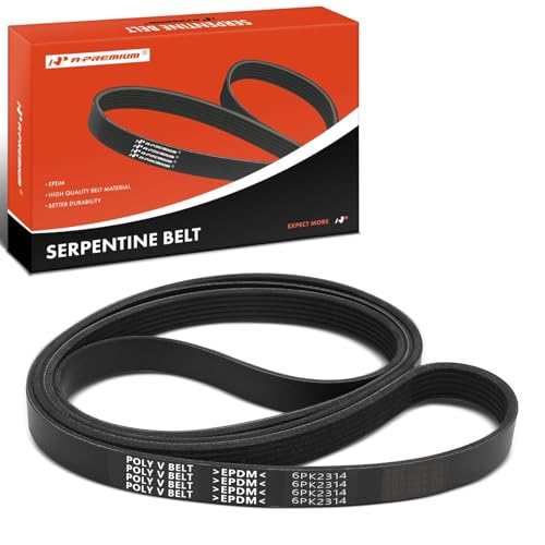 A-Premium APremium Serpentine Belt 9114 In For Mazda 3 20072009 23L 6 20062007 23L Replace L3K915909 - Image 1